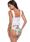 Floral Tankini Two Piece Swimsuits