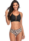 Leopard Bandage Bikini Set