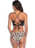 Leopard Bandage Bikini Set